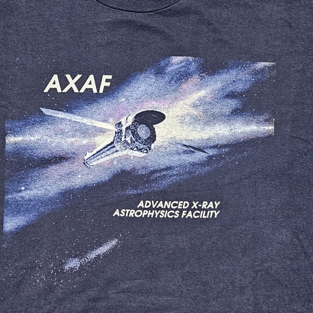VTG 1999 AXAF Chandra Xray Observatory Launch NASA T Shirt Lee XL USA Made RARE